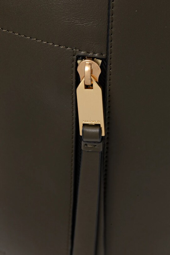AllSaints torebka skórzana ALBA HOBO zielony W110XC