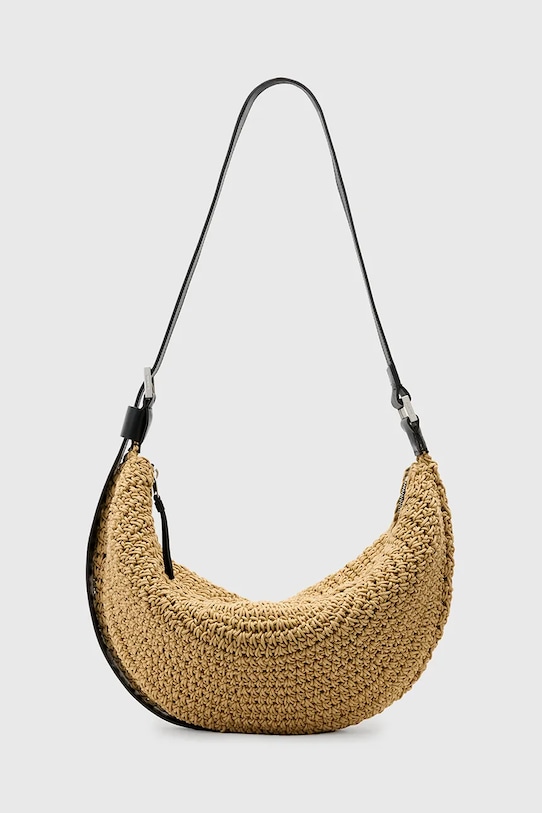 AllSaints poseta HALF MOON uni bej W118XC