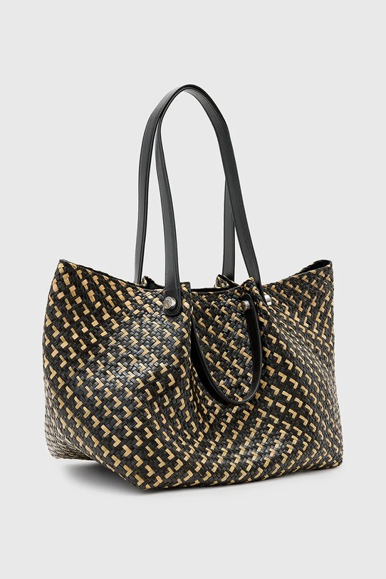 Accesorii AllSaints geantă ALLINGTON STRAW W120XC negru