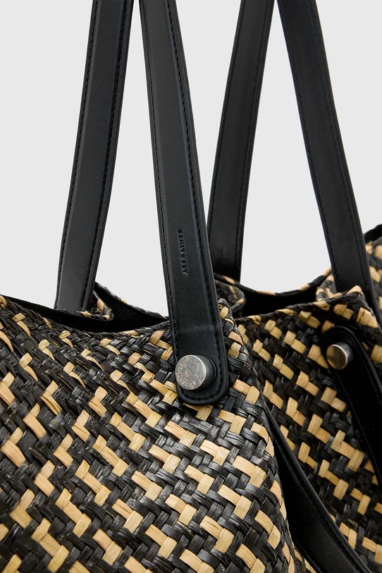 AllSaints geantă ALLINGTON STRAW W120XC negru