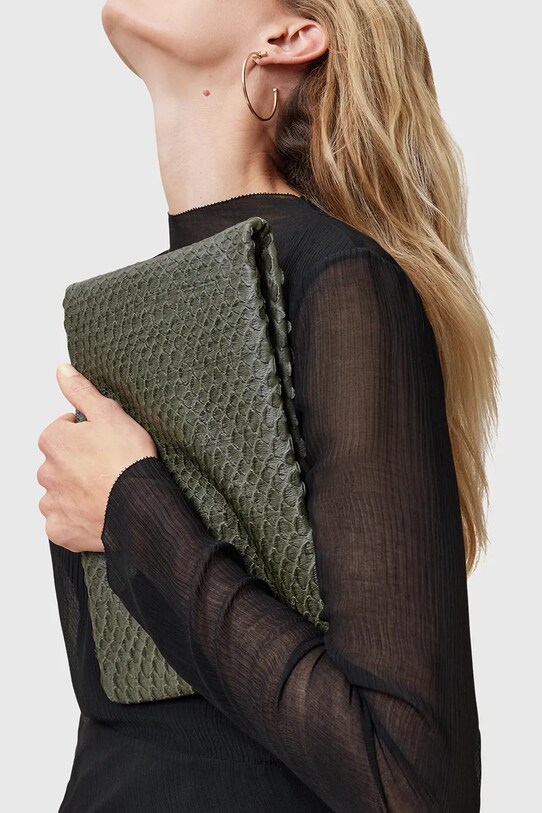 AllSaints pochette di pelle BETTINA SNAKE W288XC