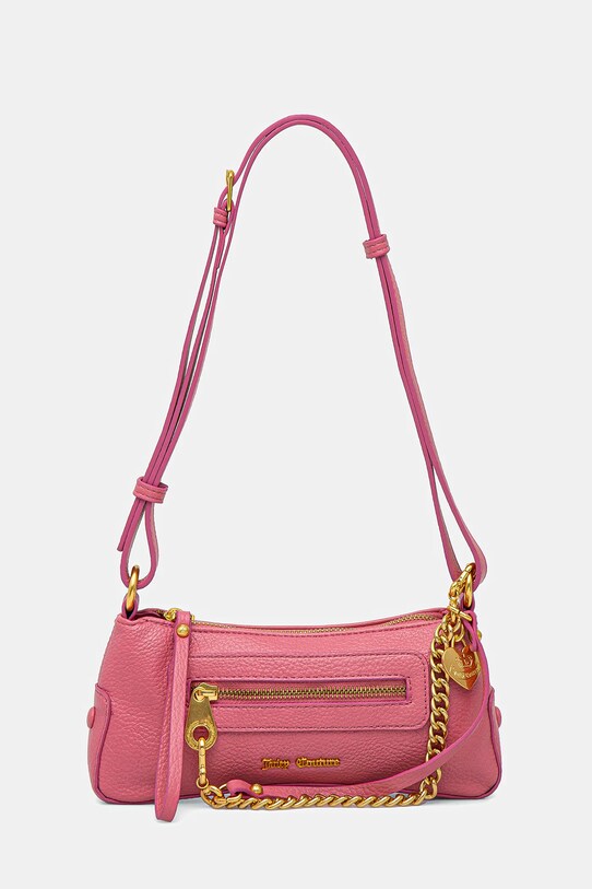 Juicy Couture torebka SUE nie mieści A4 różowy BEJ3S8745WVP