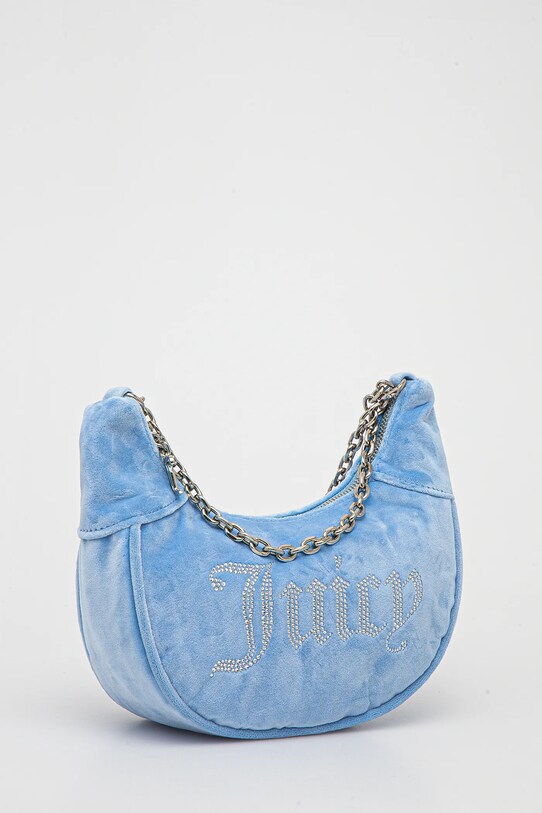 Juicy Couture torebka welurowa KIMBERLY BEJQL8764WPO niebieski SS25