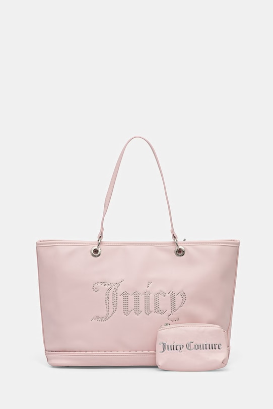 Juicy Couture kabelka typu shopper dámska KIMBERLY PU ružová BEJQL8797WVP