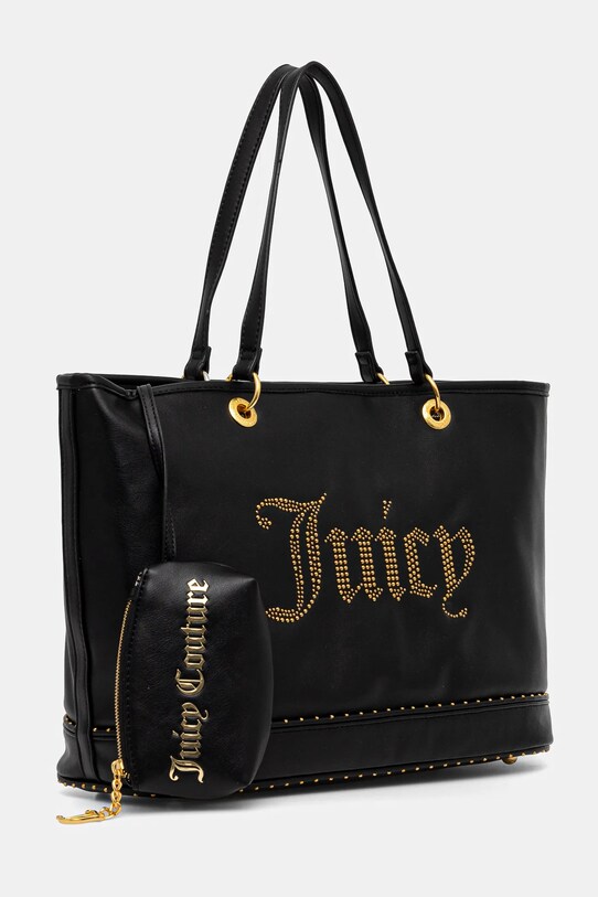 Τσάντα Juicy Couture KIMBERLY PU BEJQL8797WVP μαύρο SS25