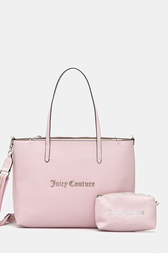 Obojstranná kabelka Juicy Couture LUCY nášivka ružová BEJLX8806WVP