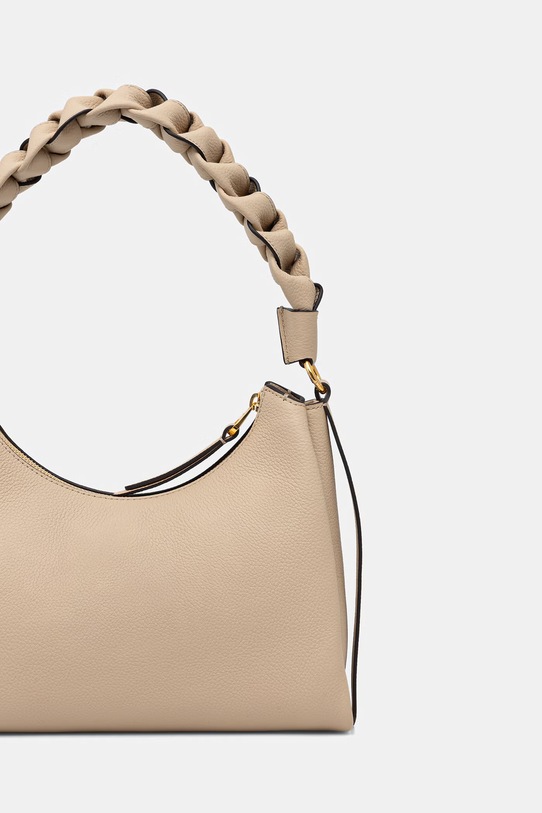 Akcesoria Coccinelle torebka skórzana BOHEME GRANA DOUBLE M50.13.03.01 beżowy