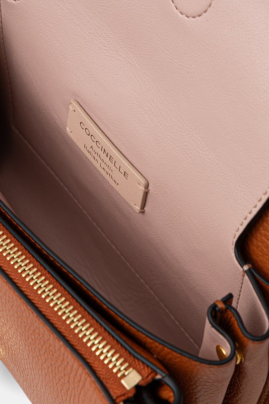 Coccinelle torebka skórzana ARLETTIS MD5.12.07.01 pomarańczowy