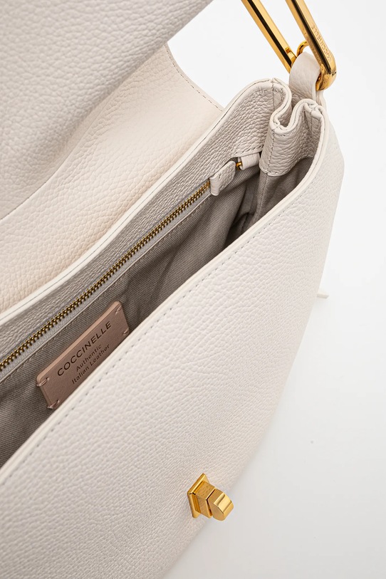 Kožna torba Coccinelle COCCINELLEMAGIE SOFT PQR.18.03.01 bijela