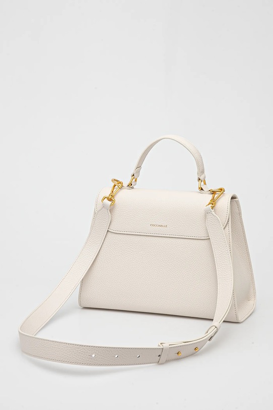 Doplňky Kožená kabelka Coccinelle COCCINELLEDEW QTF.18.02.01 bílá
