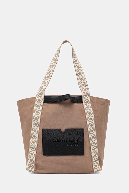 Coccinelle pamut táska C-BOUNCE CANVAS textil zöld SXG.11.01.01