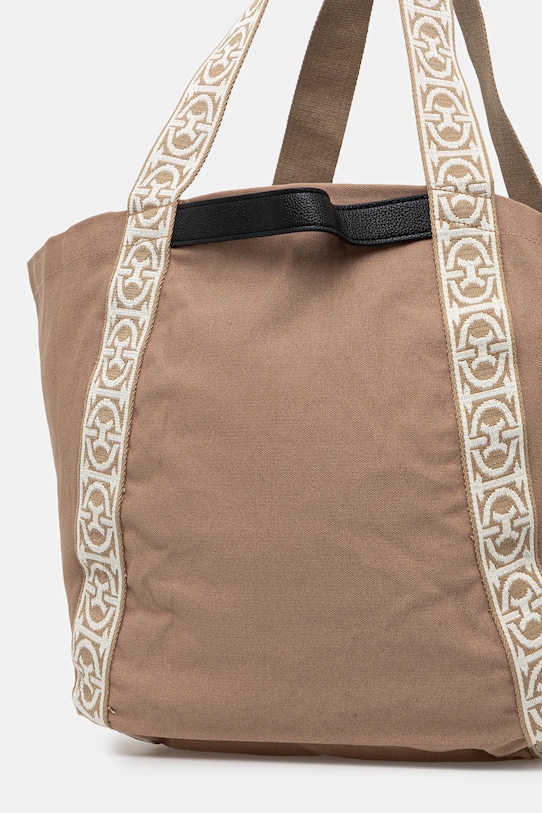 Accessori Coccinelle borsa a mano in cotone C-BOUNCE CANVAS SXG.11.01.01 verde