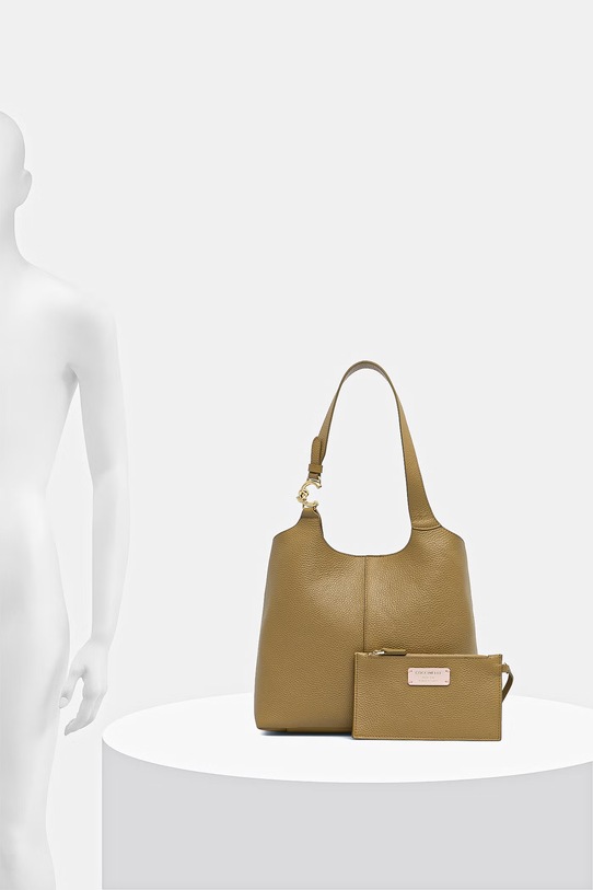 Coccinelle torebka skórzana COCCINELLE C-EASY SHA.11.02.01