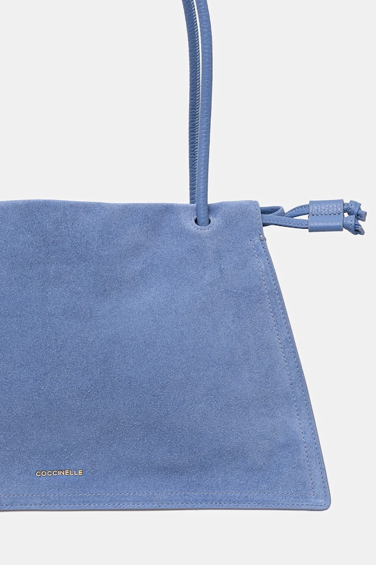 Accesorii Coccinelle geantă de mână din piele întoarsă COCCINELLEDULSE SUEDE SS6.13.01.01 violet