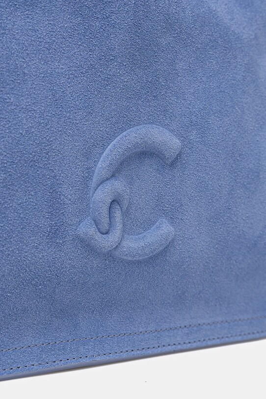 Coccinelle geantă de mână din piele întoarsă COCCINELLEDULSE SUEDE violet SS6.13.01.01