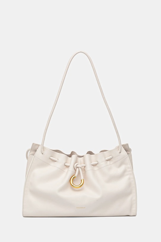 Шкіряна сумочка Coccinelle COCCINELLEISABELA лицьова шкіра бежевий SCA.13.01.01