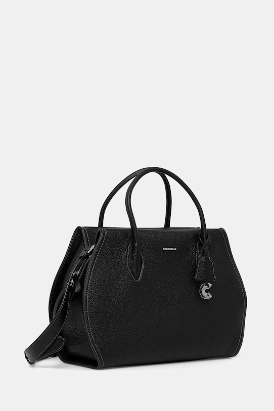 Coccinelle borsa a mano in pelle COCCINELLELORD RBF.18.03.01 nero SS25