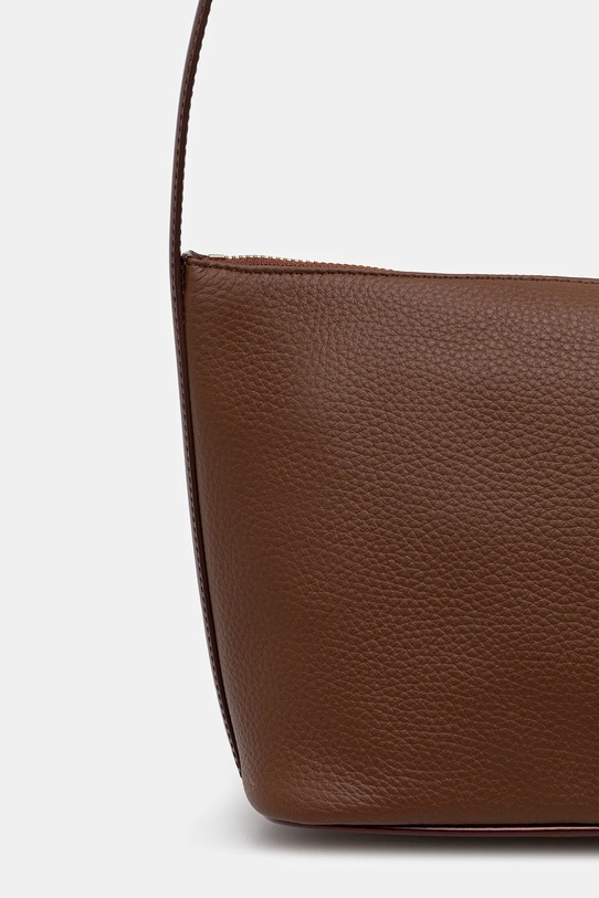Akcesoria A.P.C. torebka bawełniana Sac Vera Shoulder PXCBL.F61974 brązowy
