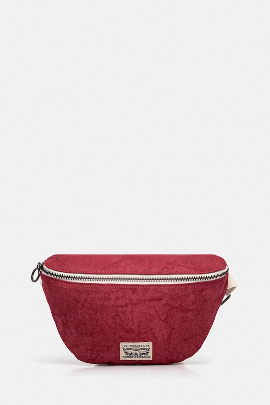 Bavlněná ledvinka Levi's hladký červená 002H1.0005