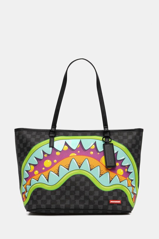 Kabelka Sprayground vzorovaný čierna 910T7469NSZ