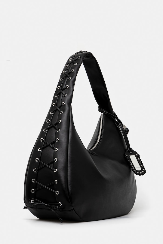 GANNI borsetta Hobo XXL A6639 nero SS25