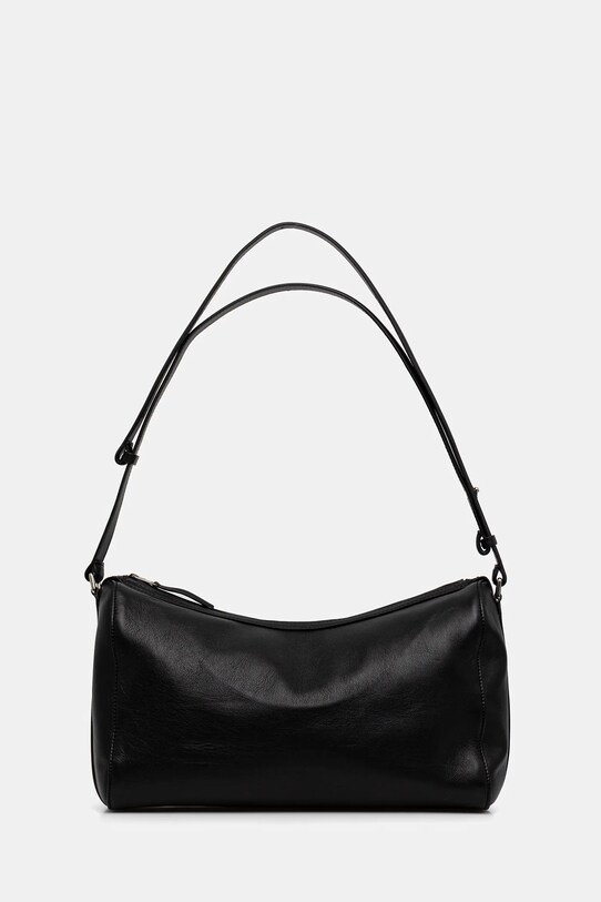 Δερμάτινη τσάντα Filippa K λείο δέρμα μαύρο 31595.FK
