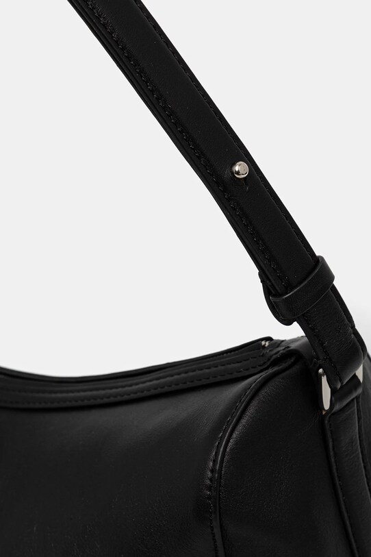 Δερμάτινη τσάντα Filippa K μαύρο 31595.FK