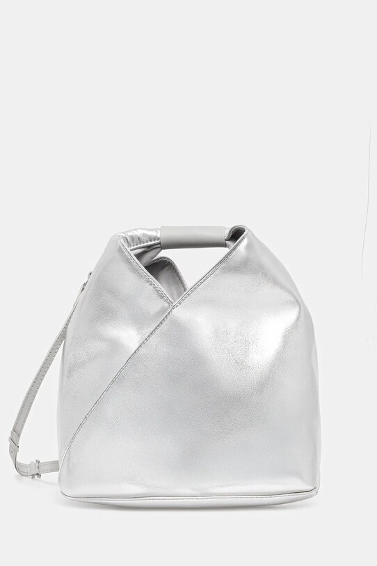 MM6 Maison Margiela poșetă imitatie de piele argintiu SB6WD0026.P8496.T9002