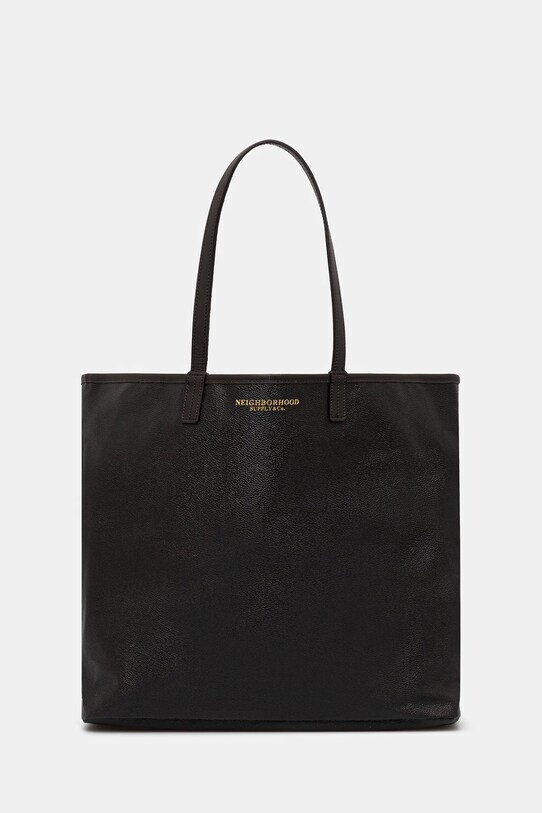 NEIGHBORHOOD poșetă COATED TOTE uni maro 251TQNH.CG01