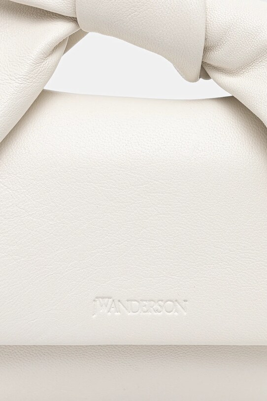 JW Anderson torebka skórzana Bow Small Twister biały HB0698.LA0355