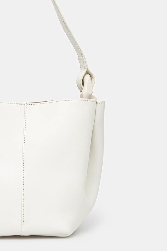 Doplnky Kožená kabelka JW Anderson The Jwa Corner Small HB0706.LA0351 biela