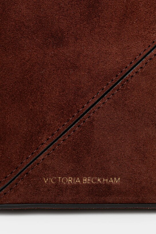 Замшевая сумочка Victoria Beckham коричневый SS25B225AAC006556A