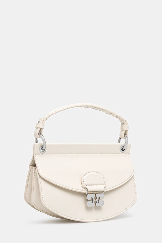 Сумочка GANNI Apo-G Bag Mini Top Handle A6521 бежевый SS25