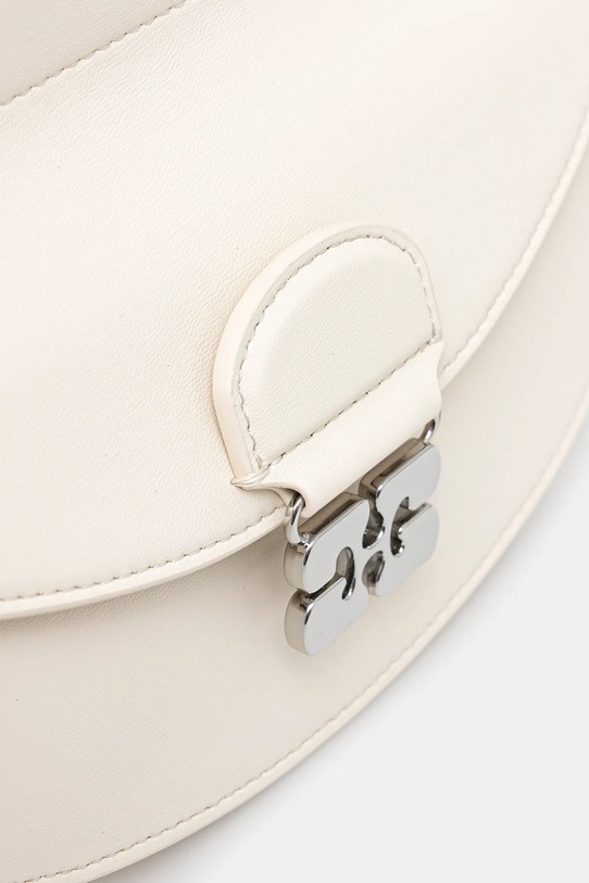 Сумочка GANNI Apo-G Bag Mini Top Handle бежевый A6521