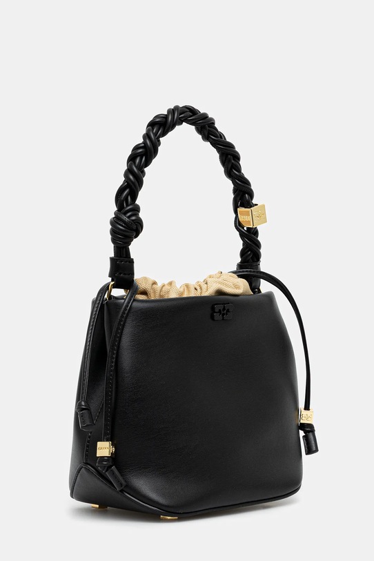 GANNI torebka Bou Bucket Bag A5657 czarny SS25