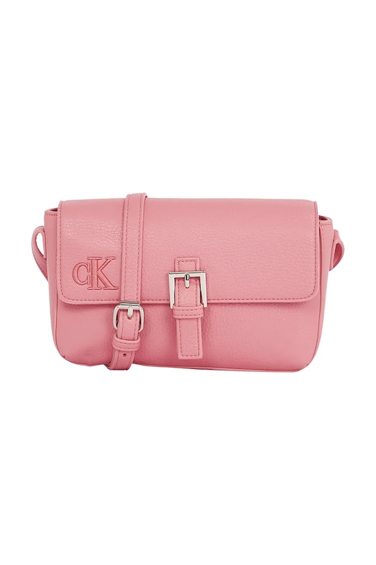 Detská kabelka Calvin Klein Jeans imitácia kože ružová IU0IU00689.PPYA