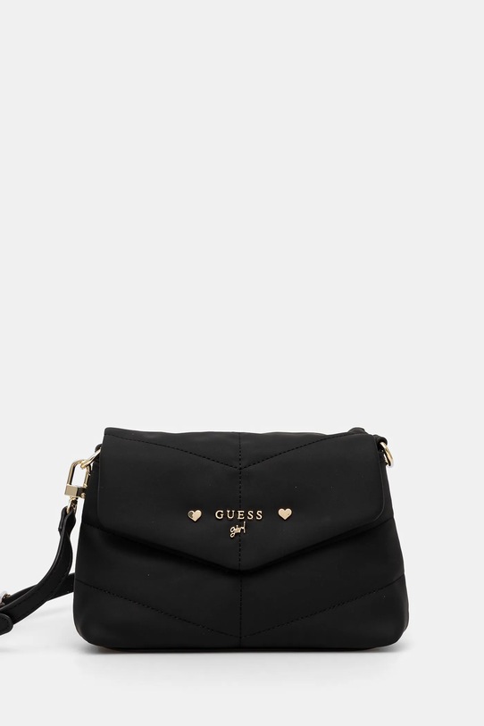 Detská kabelka Guess nášivka čierna J5RZ32.WGVT0.PPYA