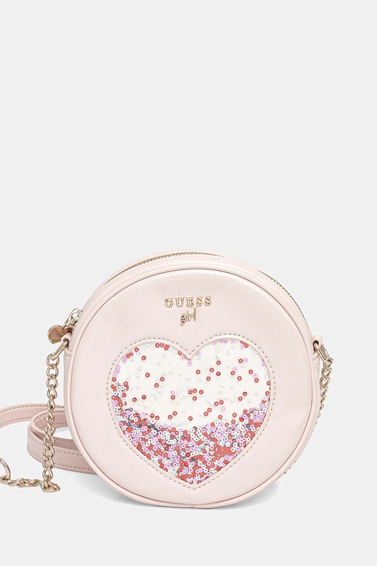 Dječja torba Guess natpis roza J5GZ19.WH7G0.PPYA