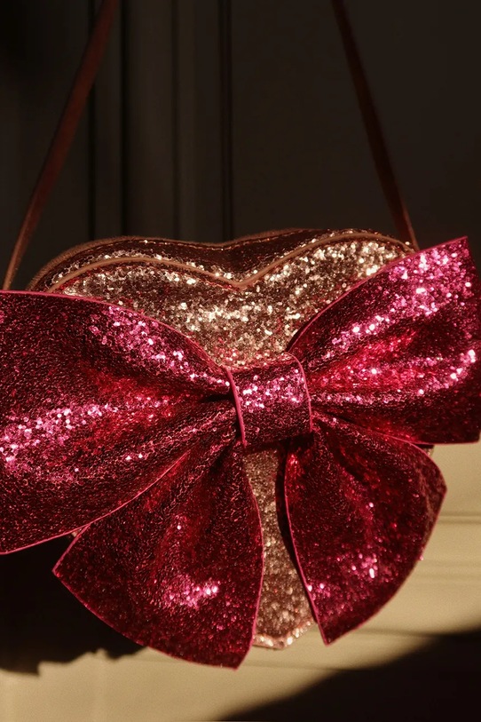 Детска чанта Konges Sløjd TUT BOW SHOULDER BAG KS102389 розов