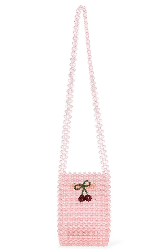 Παιδική τσάντα Konges Sløjd PERLA STRAP WALLET δεν χωράει Α4 ροζ KS102398