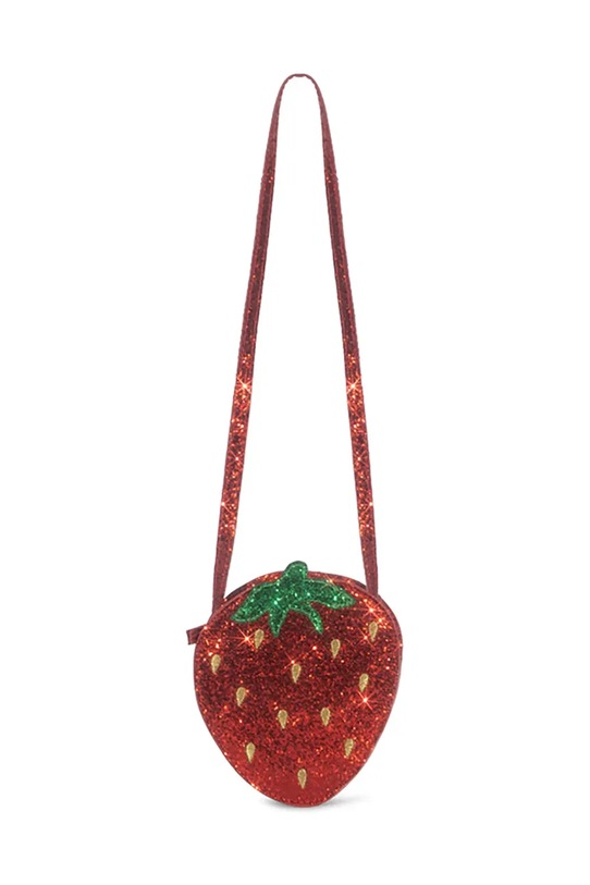 Konges Sløjd torebka dziecięca TUT STRAWBERRY SHOULDER BAG KS102388 czerwony SS25