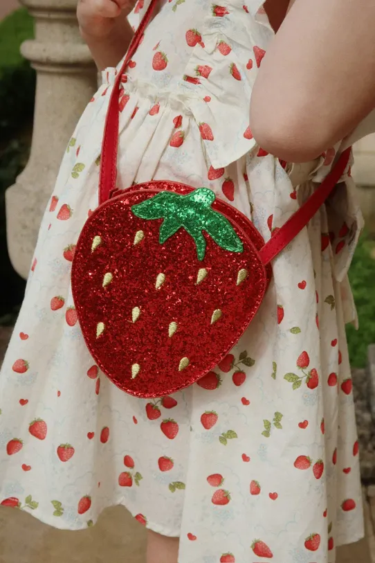 Konges Sløjd torebka dziecięca TUT STRAWBERRY SHOULDER BAG czerwony KS102388