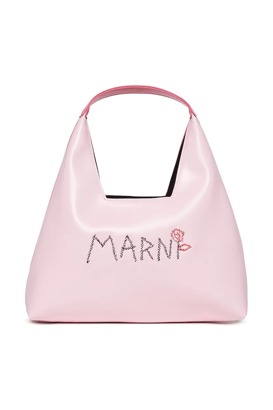 Dječja torba Marni MW96F DIAMOND BAG BAGS natpis roza M01478