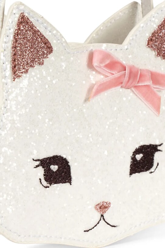 Fete Konges Sløjd geantă fete TUT KITTY SHOULDER BAG KS103231 alb