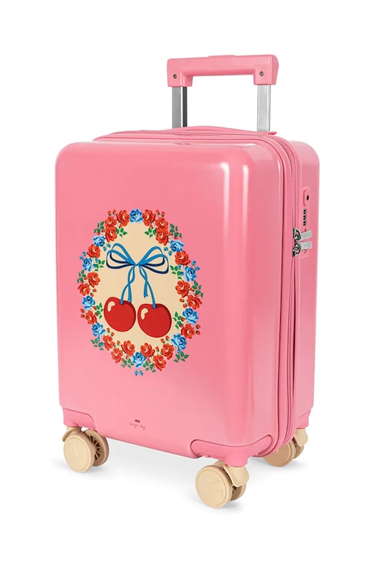 Konges Sløjd walizka TRAVEL SUITCASE 45x30x21 cm tekstylny różowy KS103028.G