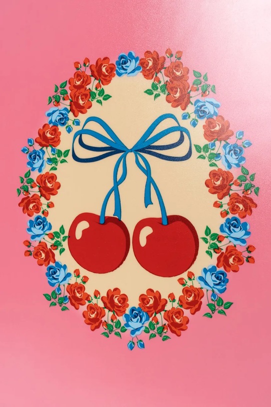 Konges Sløjd walizka TRAVEL SUITCASE 45x30x21 cm KS103028.G różowy