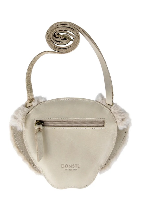 Детская кожаная сумочка Donsje Britta Exclusive Purse Golden Retriever белый 5002034