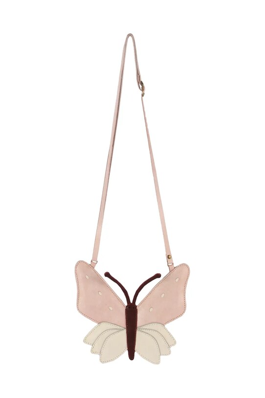 Детска кожена чанта Donsje Toto Purse Butterfly 5003002 розов AA00