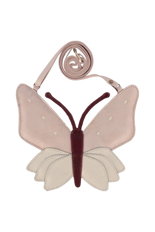 Момиче Детска кожена чанта Donsje Toto Purse Butterfly 5003002 розов