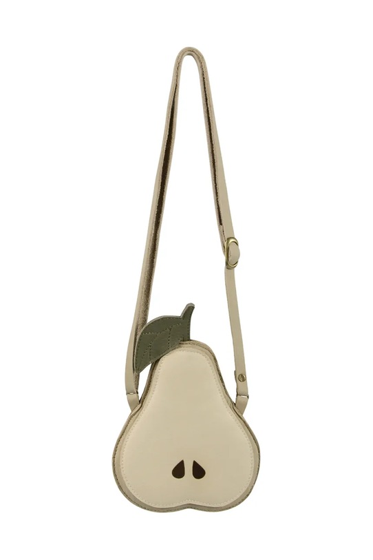 Donsje geanta de mana din piele pentru copii Nanoe Fruit Purse Pear 5009016 bej SS25